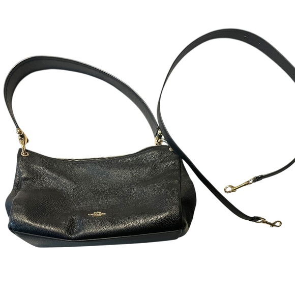 Coach Black Pebble Leather MIA Shoulder Bag - Picture 4 of 15
